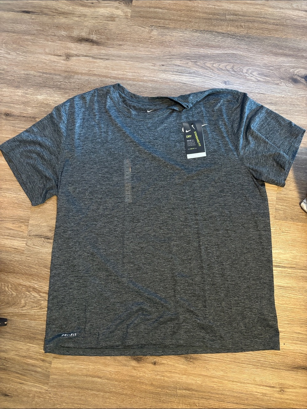 Nike Men’s Dri-FIT Short Sleeve Tee - Heather Charcoal